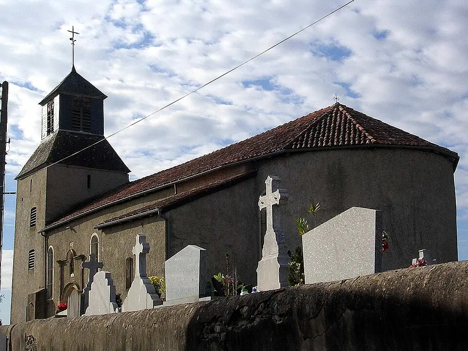 Image: Jibi44 · CC BY-SA 3.0 Église Saint-Pierre d'Athos-Aspis