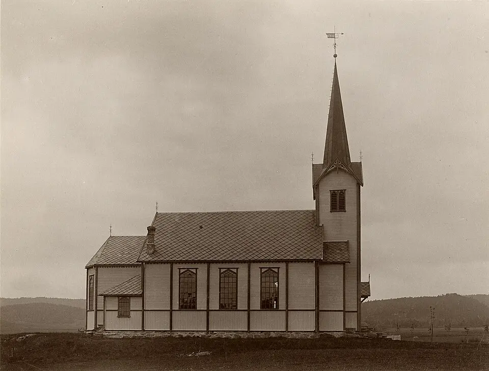 Bild: Christian Christenen Thomhav/Riksantikvaren · Public domain Ekne kirke