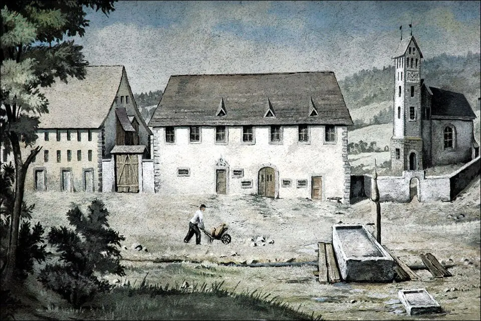 Immagine: Kurt Salzmann · CC BY 3.0 Reformiertes Pfarrhaus, ehemaliges Chorherrenhaus St. Peter